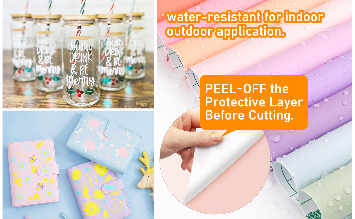 Teckwrap 001G Series craft vinyl - Pumpkin Glossy