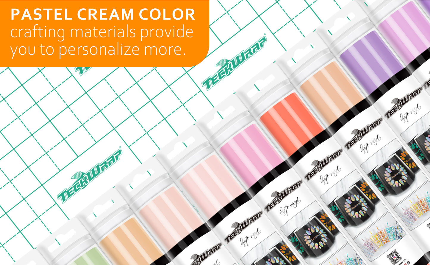 Teckwrap 001G Series craft vinyl - Pumpkin Glossy