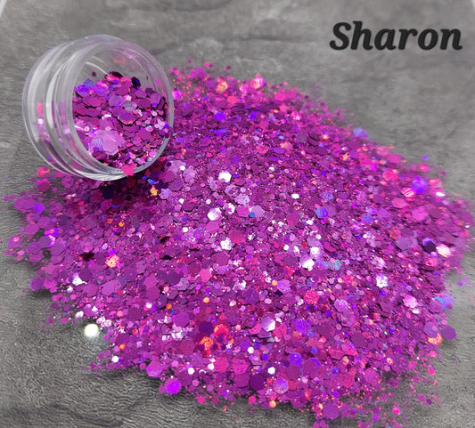 Sharon - Mixed craft glitter - 10g bag
