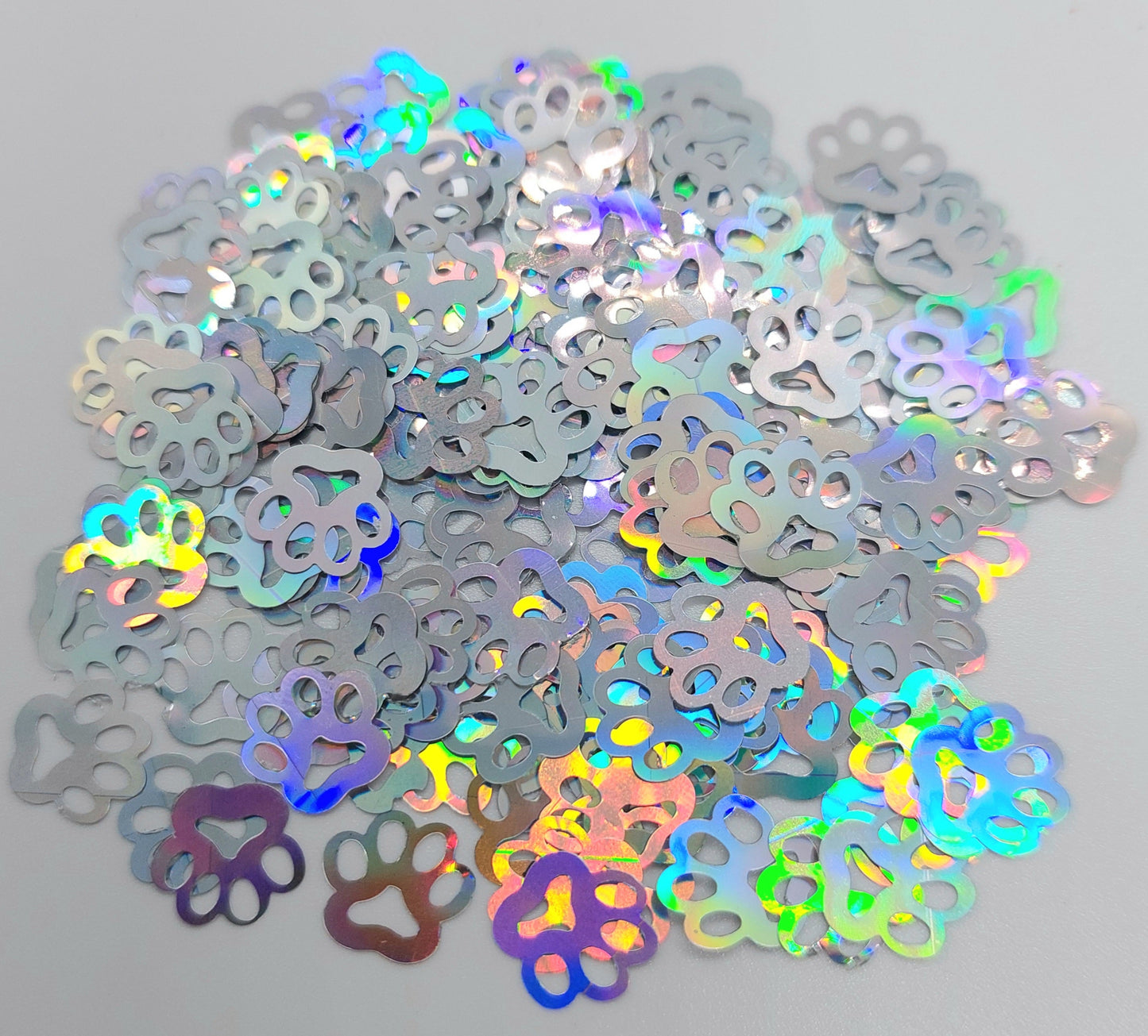 Tabby - Paw shaped glitter - 10g bag