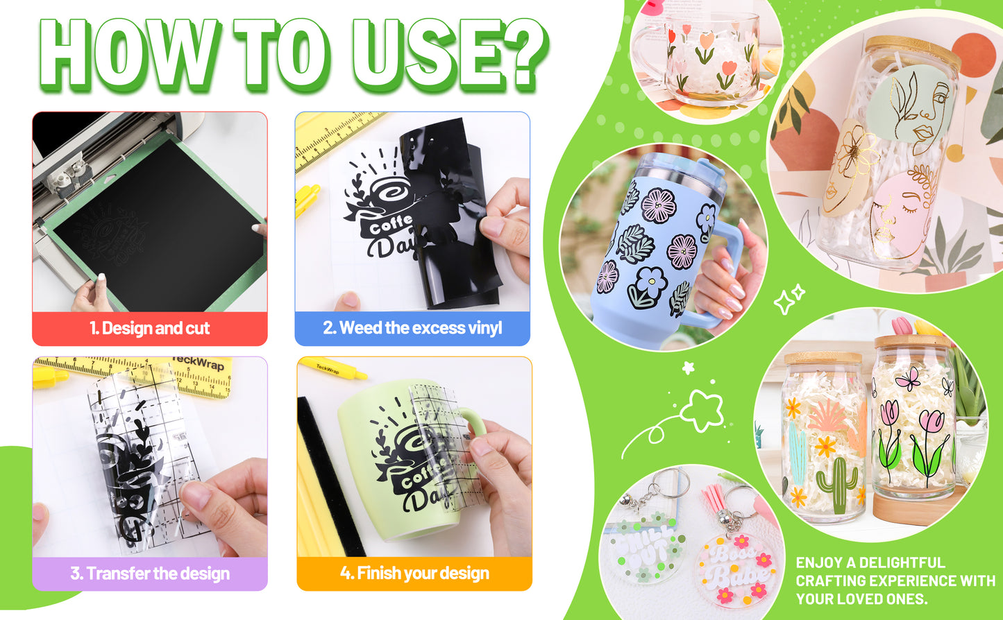 Teckwrap 001M Series craft vinyl - Olive MATTE