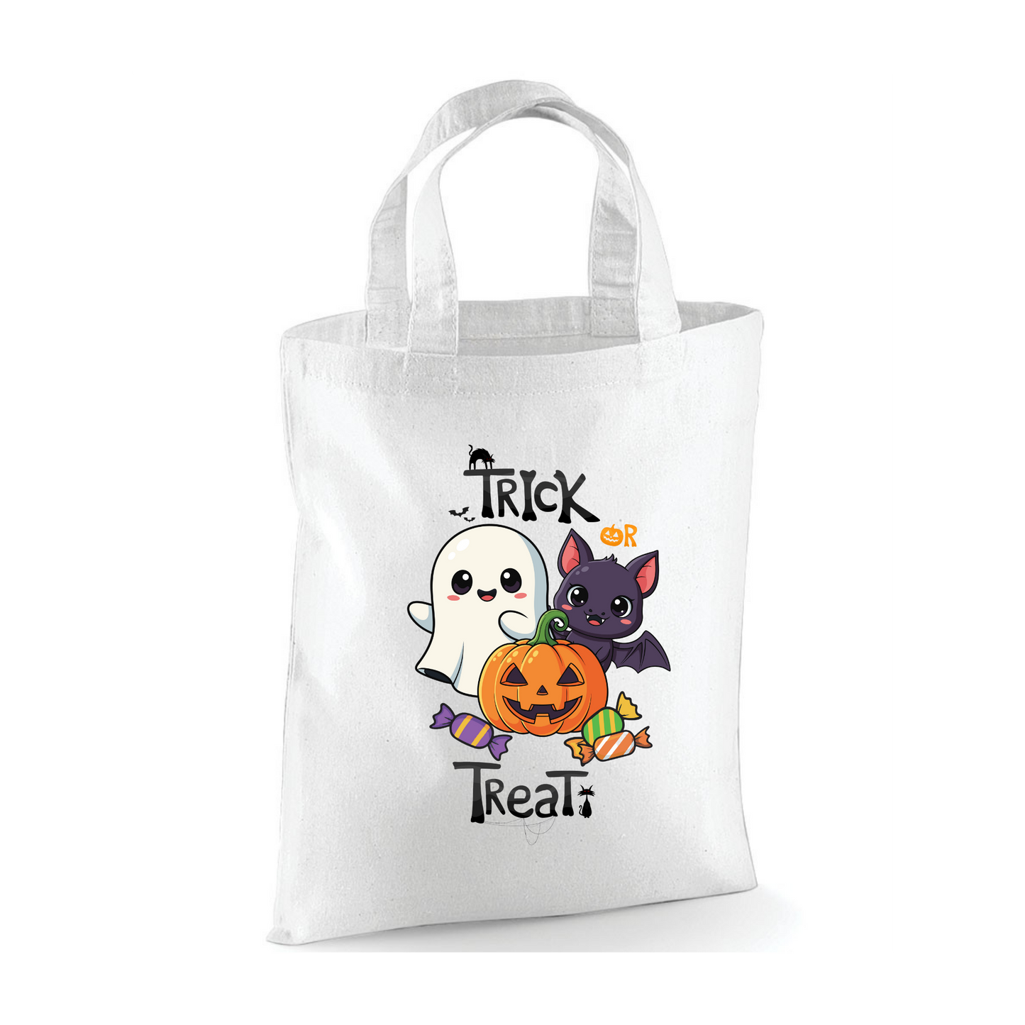 Halloween Trick or treat tote bag