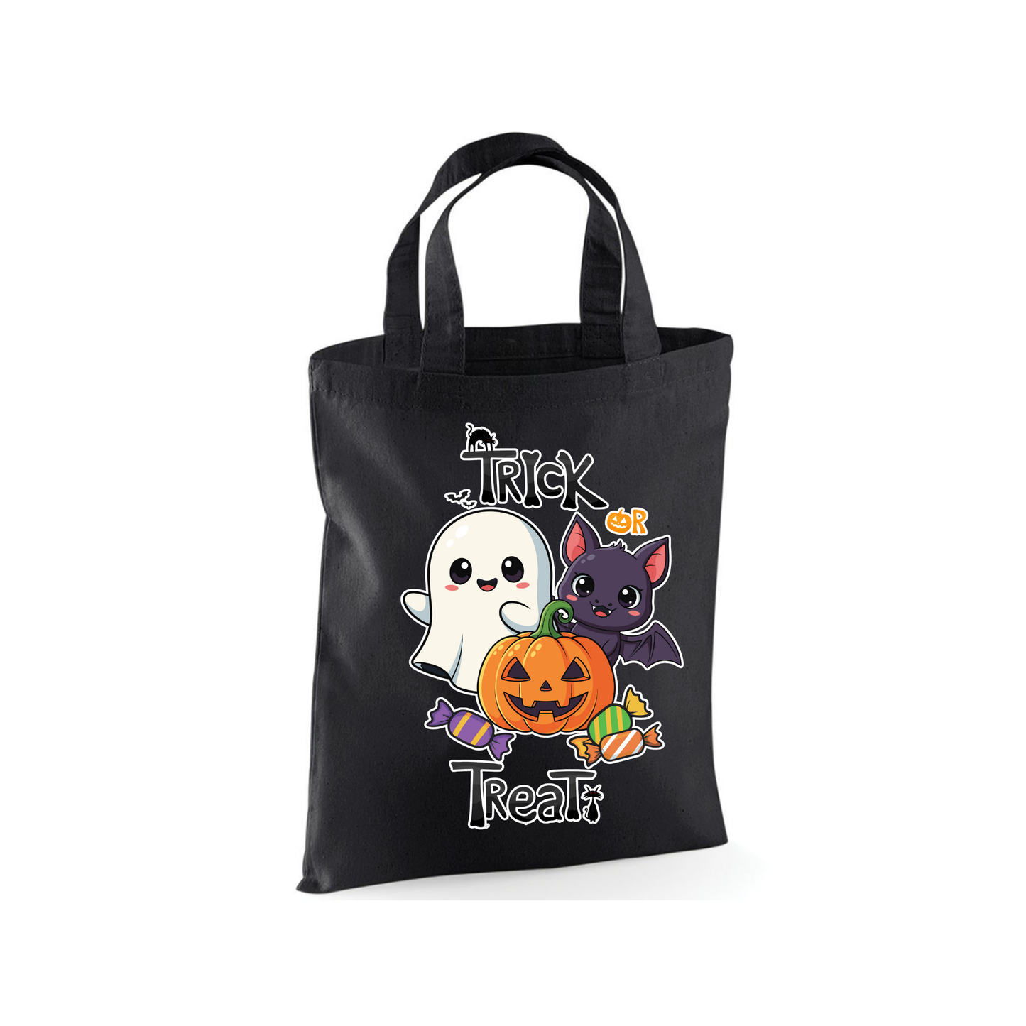 Halloween Trick or treat tote bag