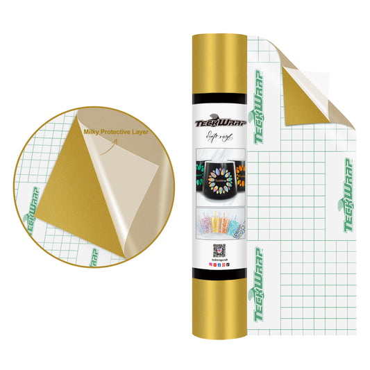 Teckwrap 001M Series craft vinyl - Gold MATTE