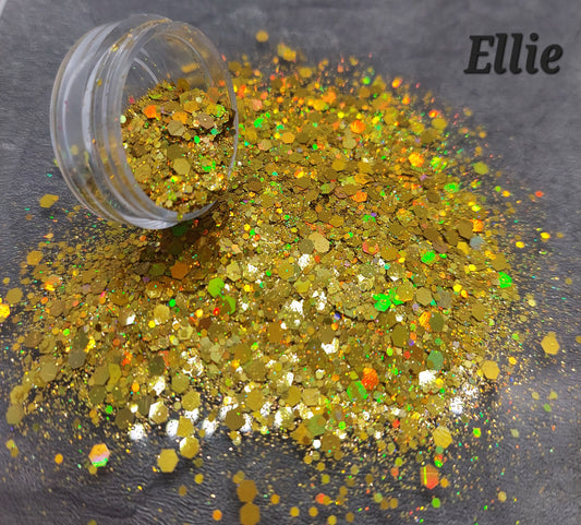 Ellie - Mixed craft glitter - 10g bag