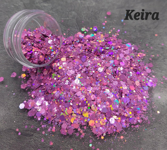 Keira - Mixed craft glitter - 10g bag