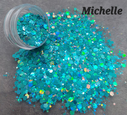 Michelle - Mixed craft glitter - 10g bag