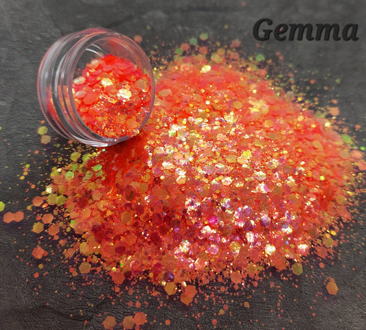 Gemma - Mixed craft glitter - 10g bag