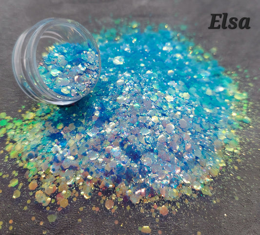 Elsa - Mixed craft glitter - 10g bag