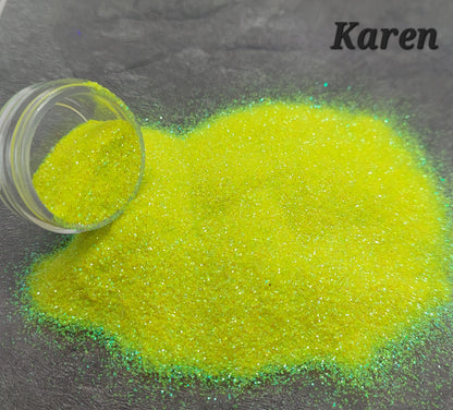 Karen -  Extra fine cosmetic grade craft glitter