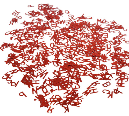 Suzi  - Letter shaped glitter - 10g bag