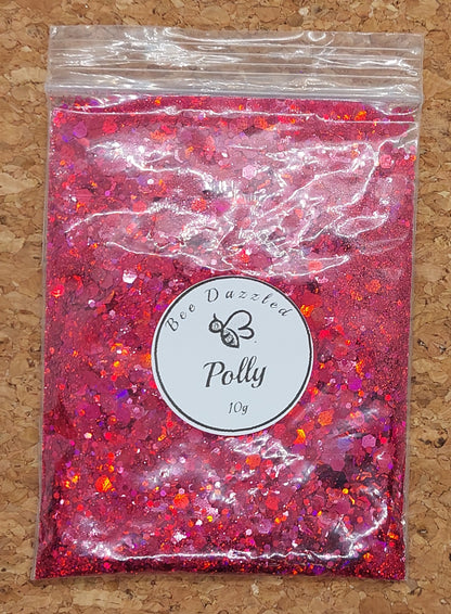 Polly - Mixed craft glitter - 10g bag