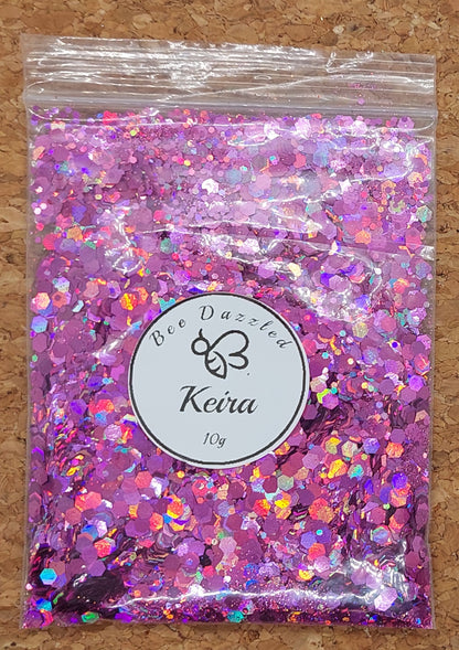 Keira - Mixed craft glitter - 10g bag