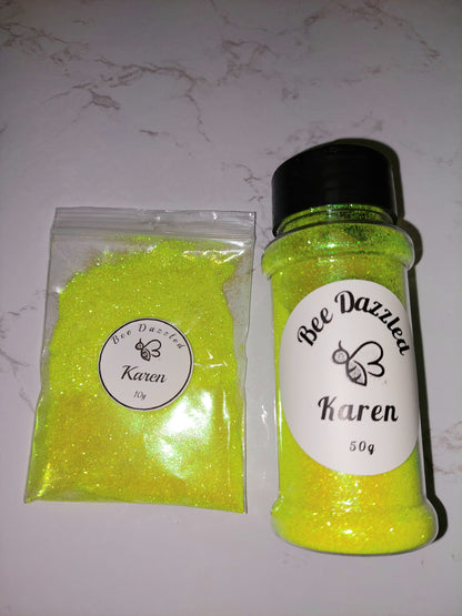 Karen -  Extra fine cosmetic grade craft glitter