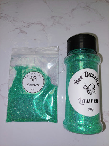 Lauren -  Extra fine cosmetic grade craft glitter