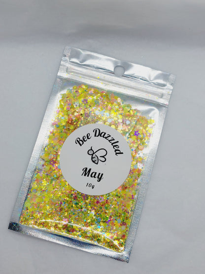 May  -  Custom mixed glitter - 10g bag