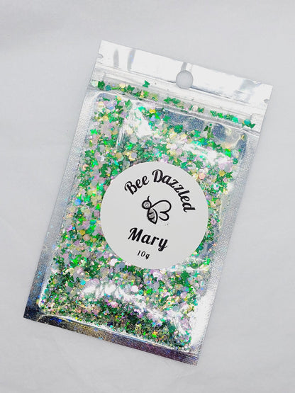 Mary  -  Custom mixed glitter - 10g bag