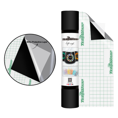 Teckwrap 001M Series craft vinyl - Ink Black MATTE