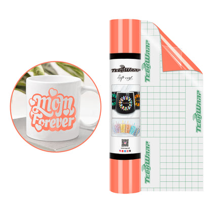 Teckwrap 001G Series craft vinyl - Salmon Pink GLOSSY