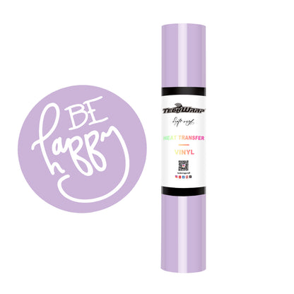 Teckwrap Plain PU Heat Transfer Vinyl (Iron On) - Lilac